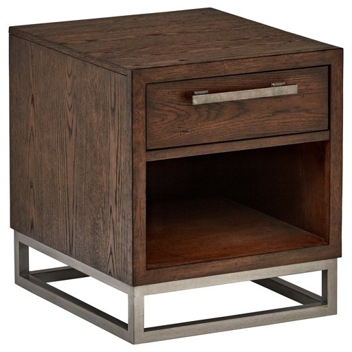 Amazon Brand – Stone & Beam Glenwood End Table, 23"H, Oak