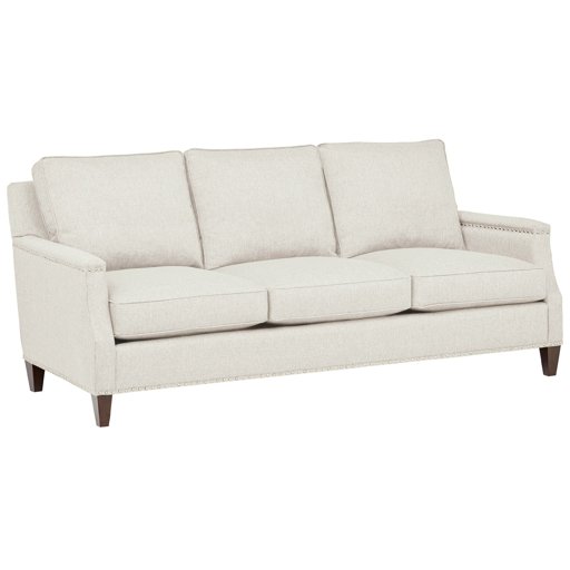 Amazon Brand – Stone & Beam Marin Studded Sofa, 87"W, Sandstone