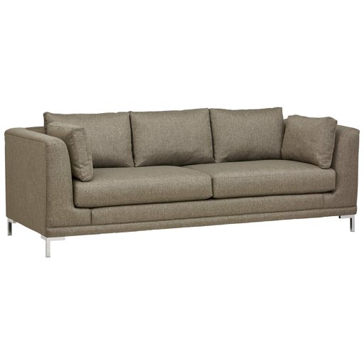 Amazon Brand – Stone & Beam Westcott Contemporary 93" Sofa, Fabric, 93"W, Silver