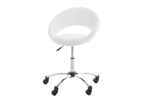 Amazon Brand - Movian Thun - Sedia da scrivania, 53 x 60 x 89 cm, bianco