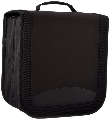 AmazonBasics YBB12400R2 Nylon CD/DVD Binder (400 Capacity)