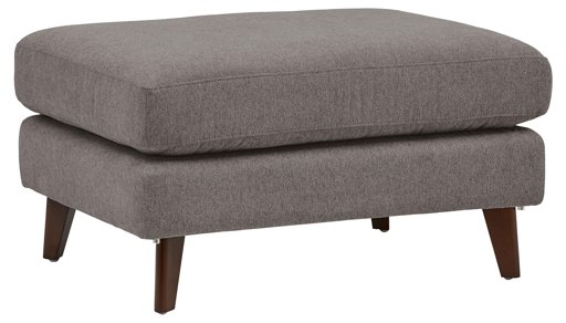 Amazon Brand – Rivet Sloane Mid-Century Modern Ottoman with Tapered Legs, 31.9"W, Storm Gray