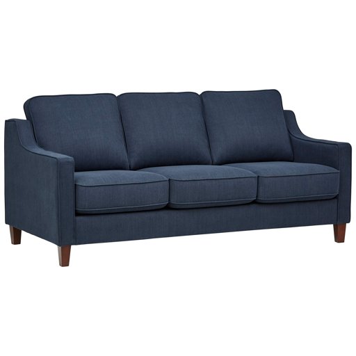 Amazon Brand – Stone & Beam Blaine Modern Sleeper Sofa Bed, 78"W, Navy Blue
