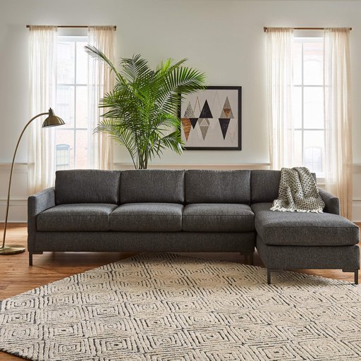 Amazon Brand – Rivet Contemporary Diamond Patterned Area Rug, 5'9" x 3'9", Grey Ivory