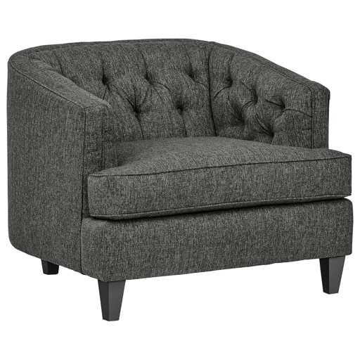 Amazon Brand – Stone & Beam Leila Tufted Chair, 44" W, Charcoal