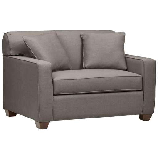 Amazon Brand – Stone & Beam Fischer Sleeper Chair, 51"W, Stone Fabric