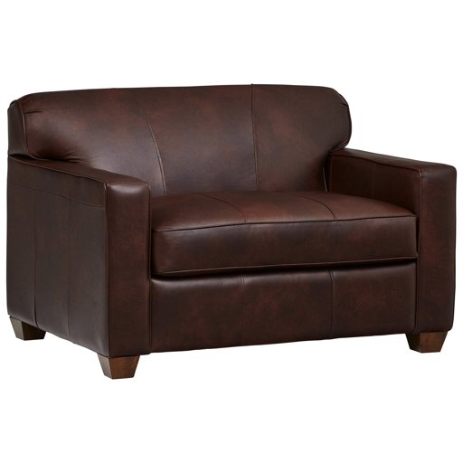 Amazon Brand – Stone & Beam Fischer Sleeper Chair, 51"W, Driftwood Leather