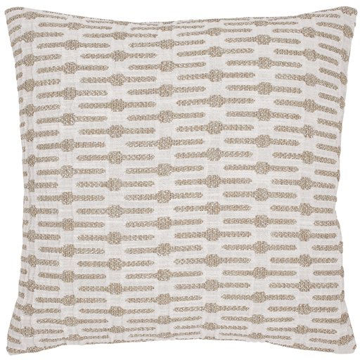 Amazon Brand – Stone & Beam Mid-Century Modern Geometric Throw Pillow - 20 x 20 Inch, Ivory