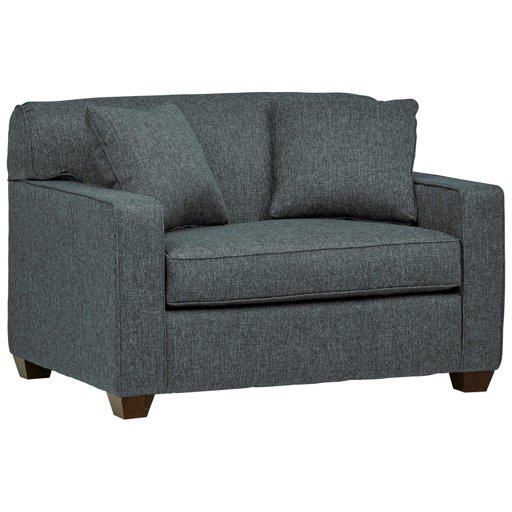 Amazon Brand – Stone & Beam Fischer Sleeper Chair, 51"W, Blue Fabric