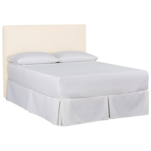 Amazon Brand – Stone & Beam Katama Slipcover Queen Headboard, 66"W, Classic Cream