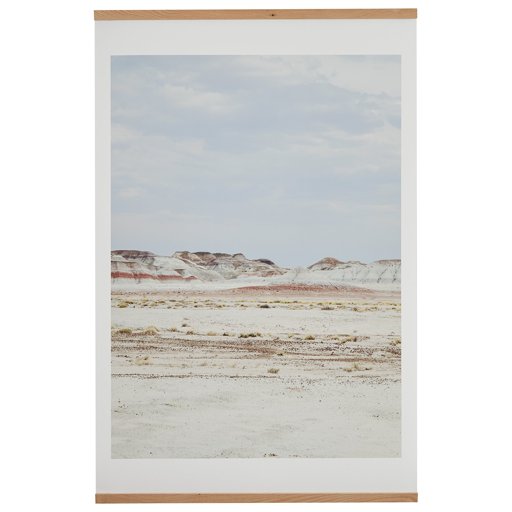 Amazon Brand – Rivet Arizona Desert Sand Horizon Photo with Wood Hanger, 40" x 60"