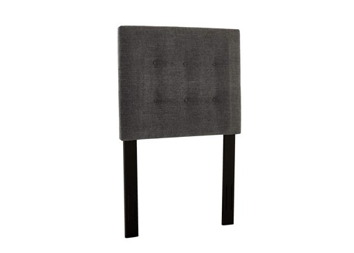 Stone & Beam Canton Twin Button-Tufted Headboard, 42"W, Charcoal
