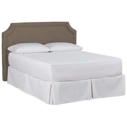 Amazon Brand – Stone & Beam Bridgewater Scalloped King Headboard, 88"W, Fresh Pewter