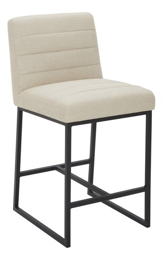 Amazon Brand – Rivet Decatur Modern Kitchen Counter-Height Stool, 37"H, Hemp
