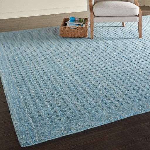Amazon Brand – Stone & Beam Casual Geometric Wool Area Rug, 9' 6" x 6' 6", Charcoal