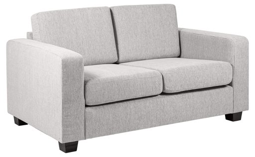Amazon Brand - Movian Morat - Divano a 2 posti, 90 x 154 x 80 cm (Lu x La x A), grigio chiaro
