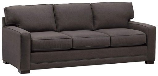 Amazon Brand – Stone & Beam Dalton Sofa, 91.5"W, Charcoal