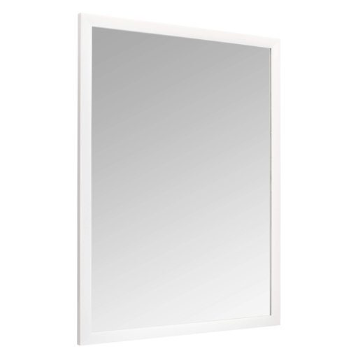 Amazon Basics Rectangular Wall Mirror 30" x 40" - Standard Trim, White