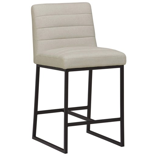 Amazon Brand – Rivet Decatur Modern Kitchen Counter-Height Stool, 37"H, Chalk