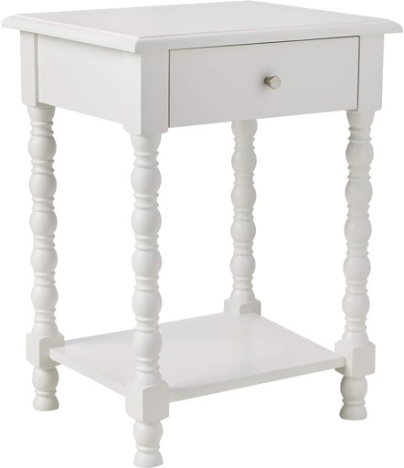 Amazon Brand – Ravenna Home Mid-Century Side Table with Carved Legs, 18.11"W