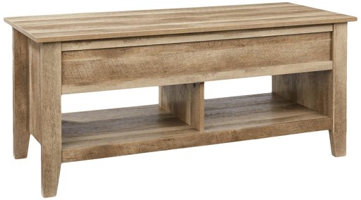 ROCKPOINT Argus Lift-Top Wood Coffee Table, Sandy Oak