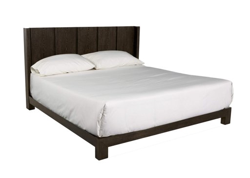 Amazon Brand – Stone & Beam Aikins Modern King Footboard and Side Rails, 84"W, Glazed Mocha