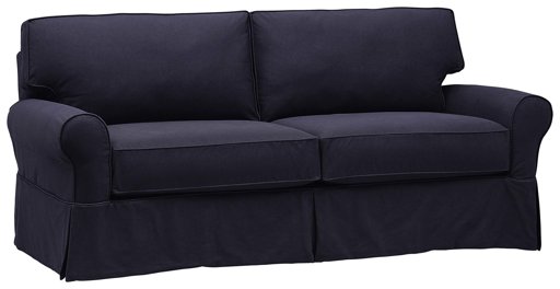 Amazon Brand – Stone & Beam Carrigan Casual Large Sofa, 88.5"W, Navy