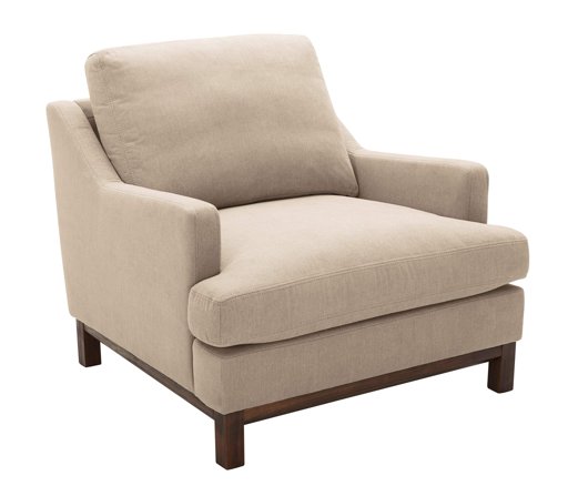 Amazon Brand – Stone & Beam Genesse Living Room Accent Chair, 37"W, Fawn