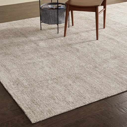 Amazon Brand – Rivet Contemporary Striated Jute Area Rug, 10' 6" x 8', Oatmeal