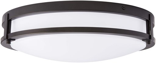Amazon Brand – Ravenna Home Casual Flush Mount, 4"H, Oil-Rubbed Bronze
