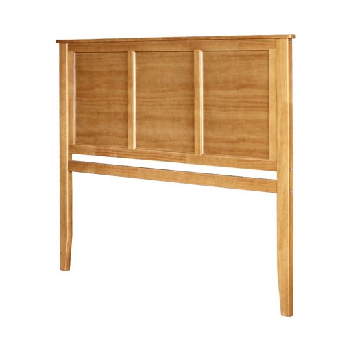Amazon Brand – Ravenna Home Solid Pine Flat-Topped Headboard - King, 80.9 Inch, Honey Pine