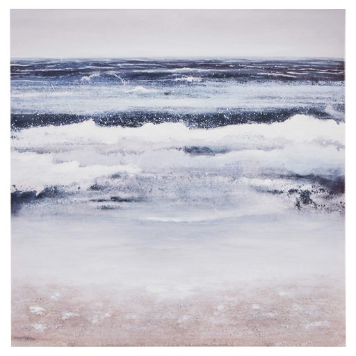 Amazon Brand – Stone & Beam Traditional Landscape Beach Print Artwork on Canvas - 30" x 30"