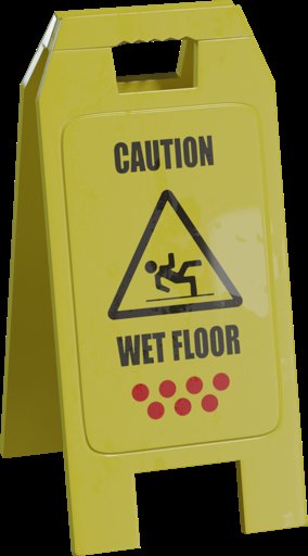 Wet Floor Sign 01