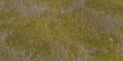 Aerial Grass Rock