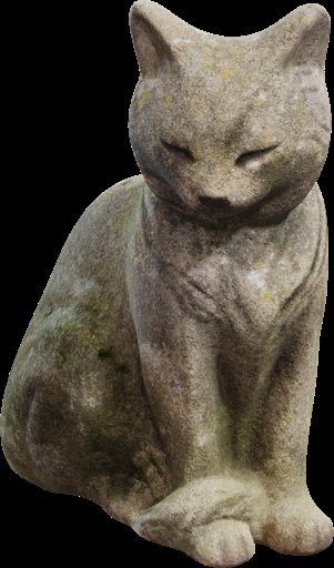 Concrete Cat Statue