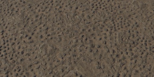 Embedded Rock Floor