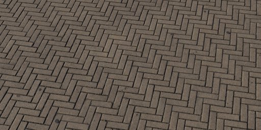Herringbone Pavement