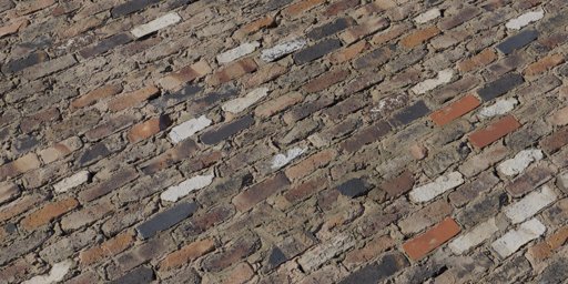 Mixed Brick Wall