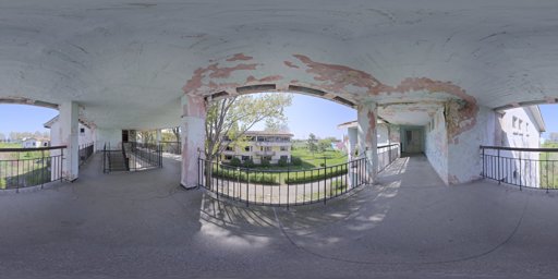 Old Apartments Walkway