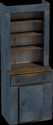 Painted Wooden Cabinet 02