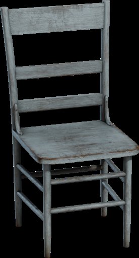 Painted Wooden Chair 02