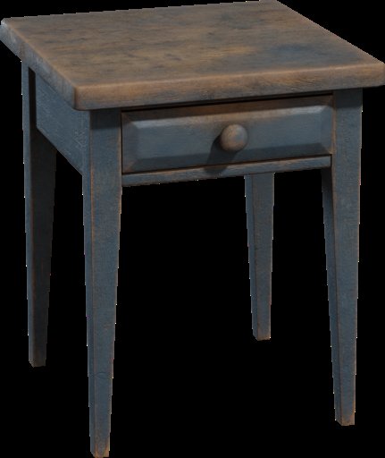 Painted Wooden Nightstand