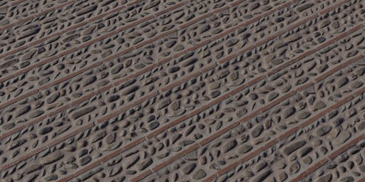 Patterned Brick Wall 02