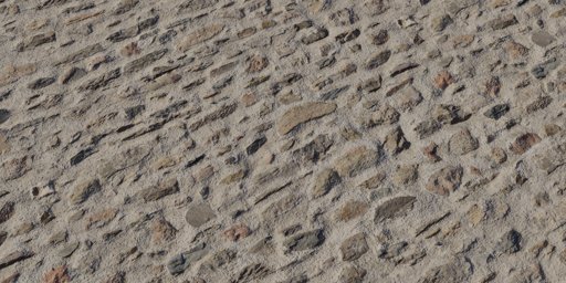 Plaster Stone Wall 02