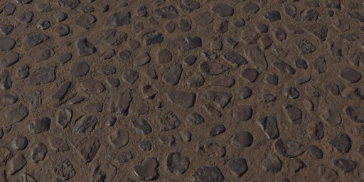 Rock Embedded Floor