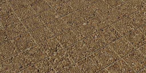 Rock Embedded Tiles