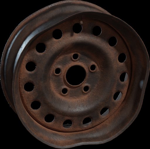 Rusted Wheel Rim 01