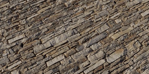 Rustic Stone Wall 02