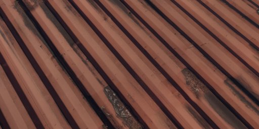 Rusty Painted Metal