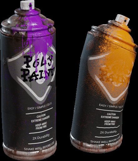 Spray Paint Bottles 02